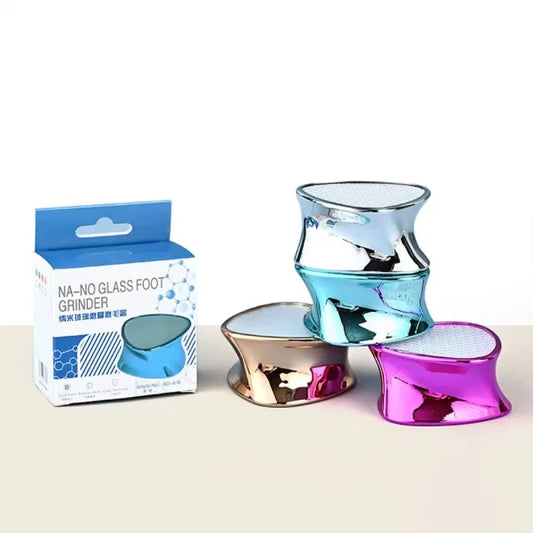 2 In 1 Double-sided Nano Glass Callus Remover & Crystal Hair Eraser – Safe & Quick Foot File, Dead Skin & Hard Callus Remover, Painless Epilator For Women, Portable Pedicure Tool (random Color)