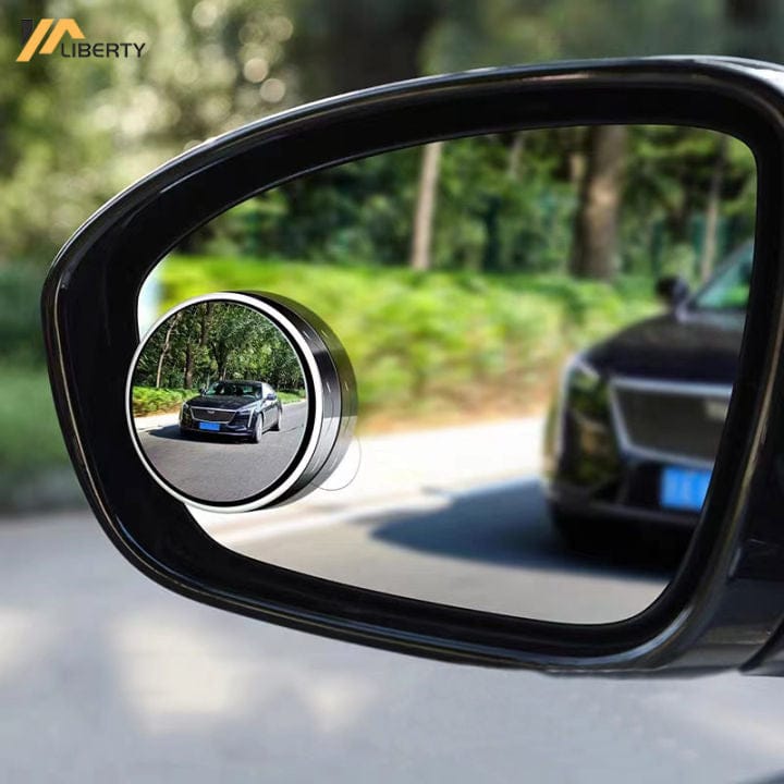 2pcs Round Blind Spot Mirrors – Wide-Angle Lens for Enhanced Rear and Side View Visibility – Convex Mirror for Cars, SUVs, and Trucks – Universal Fit Safety Accessory - Glass Material