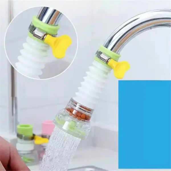 Kitchen Shower Splash Fan Faucet With Clip Water-saving Filter Tap Nozzle Extended Each – With Box