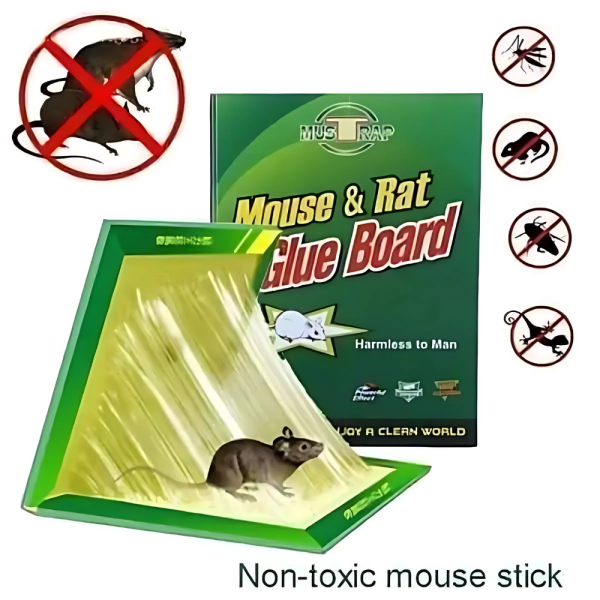 Mouse Glue Trap – Strong Adhesive Rat Glue Board & Rodent Catcher Mat ( Pack Of 5 )