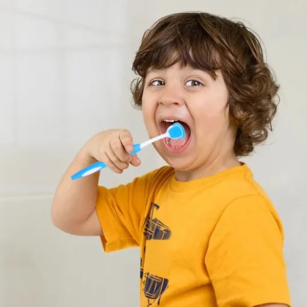 Tongue Cleaner Brush With Soft Silicone Bristles – Oral Hygiene Tool For Fresh Breath & Bacteria Removal – Tongue Cleaner – Tongue Scraper – Bad Breath Remover